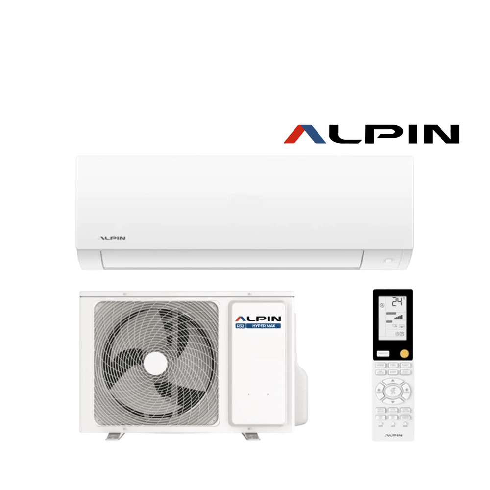 hiperinvertoren klimatik Alpin Hyper Max Хиперинверторен климатик Alpin Hyper Max ASW-35HENI/ ASW-35HENO, 12 000 BTU, Клас А+++ - Image 1